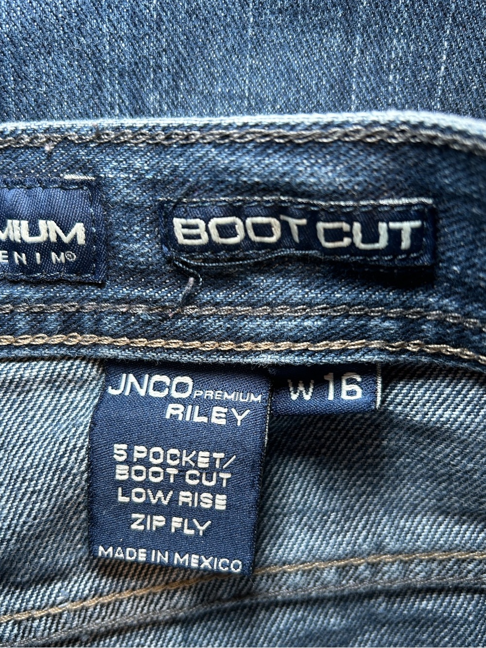 90s JNCO Riley Bootcut Jeans Womens 16 Y2K Vintage Denim 31x30.5
ZZ - Picture 6 of 17